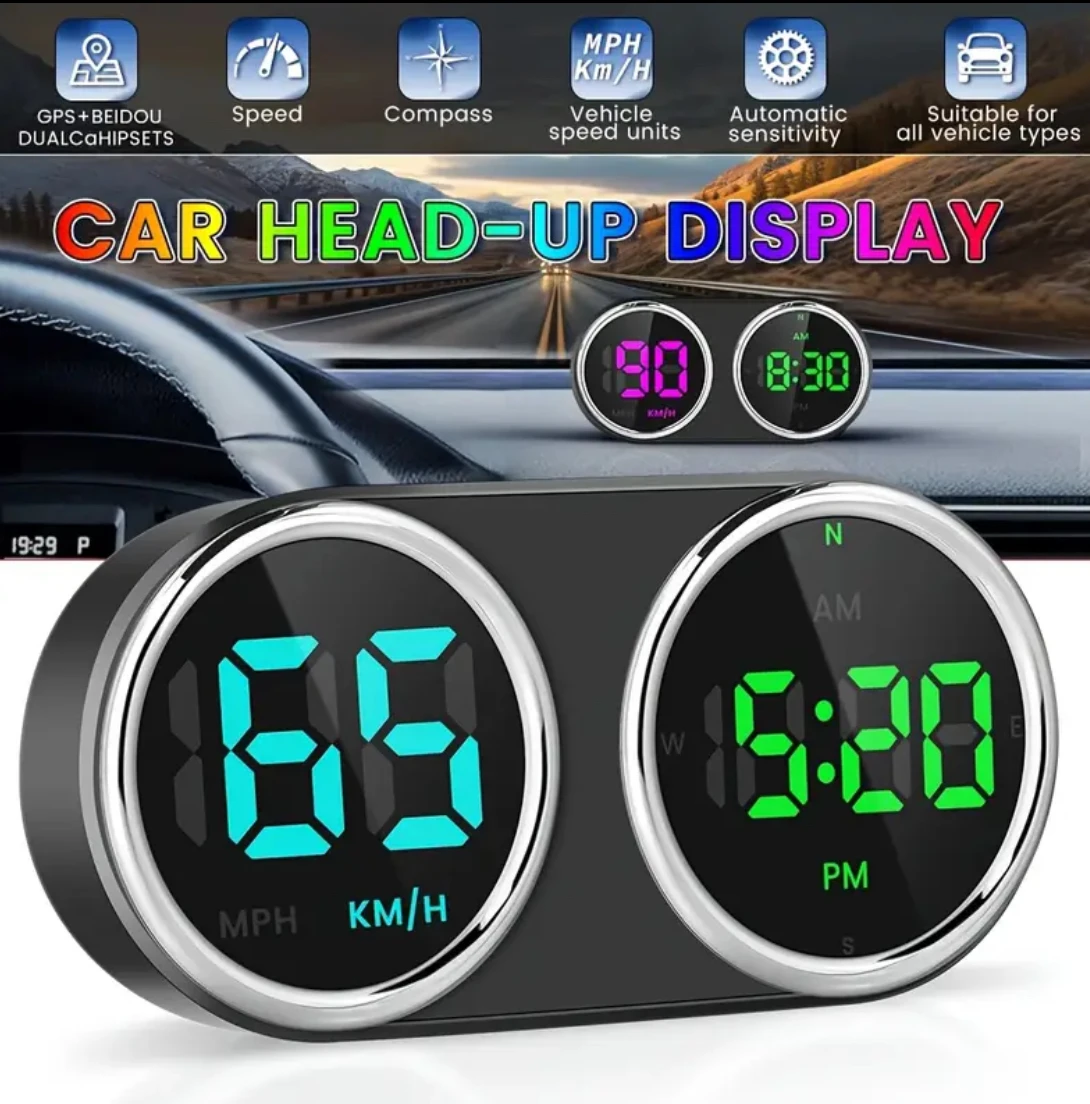 Electronics Gadgets For Car - Samochodowe motocyklowe zegary elektroniczne GPS HUD