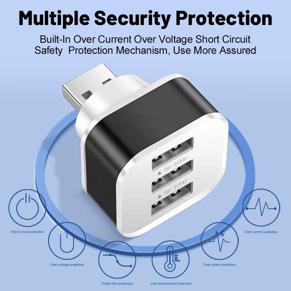 Electronics Gadgets For Car - Adapter USB z 3 portami, USB