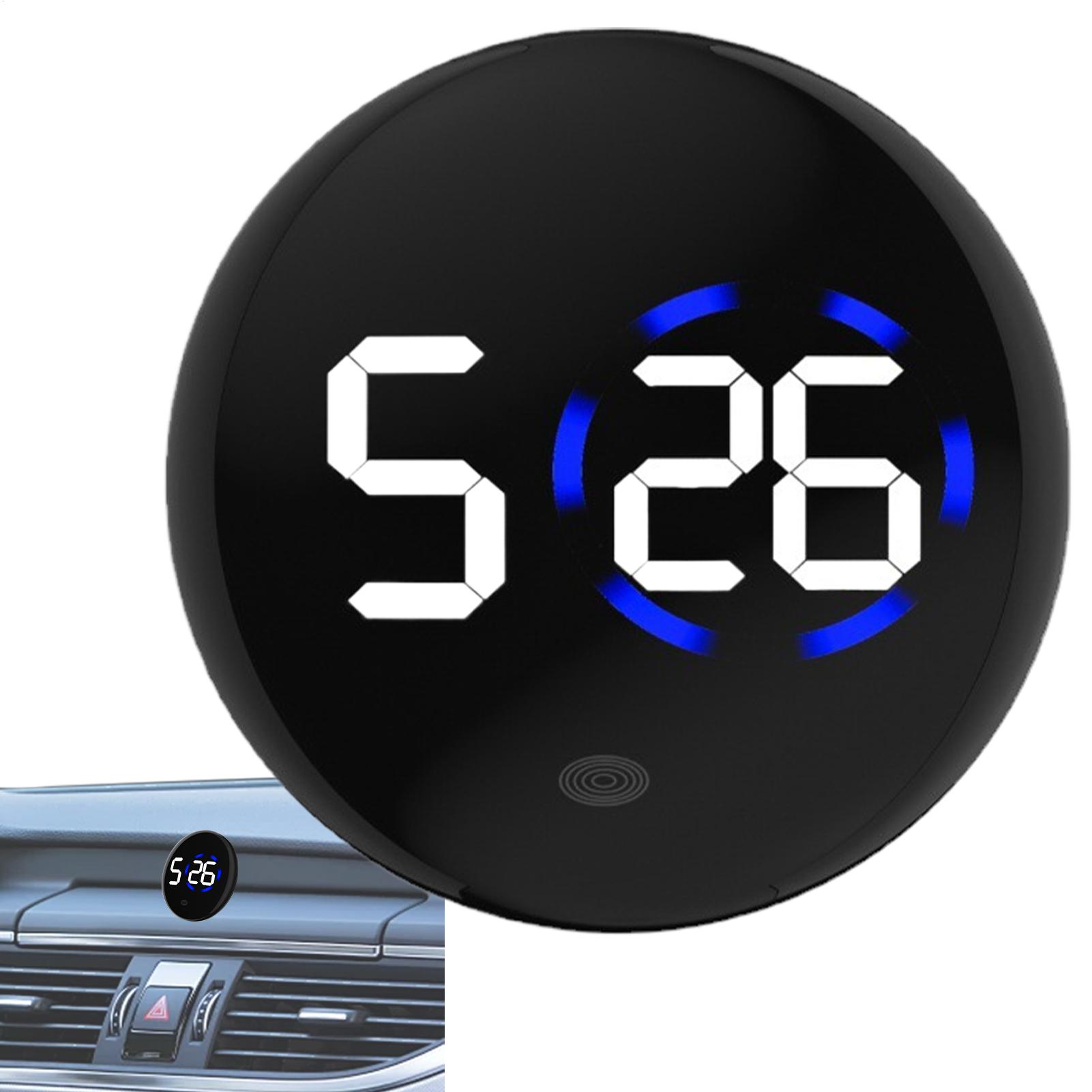 Electronics Gadgets For Car - Modny samochodowy zegar LED z dotykowym