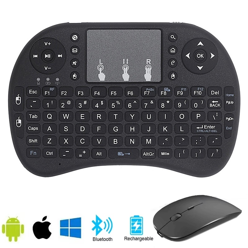 Wireless Keyboard Mini - Mini Angielska Klawiatura Bluetooth Przenośna Bezprzewodowa