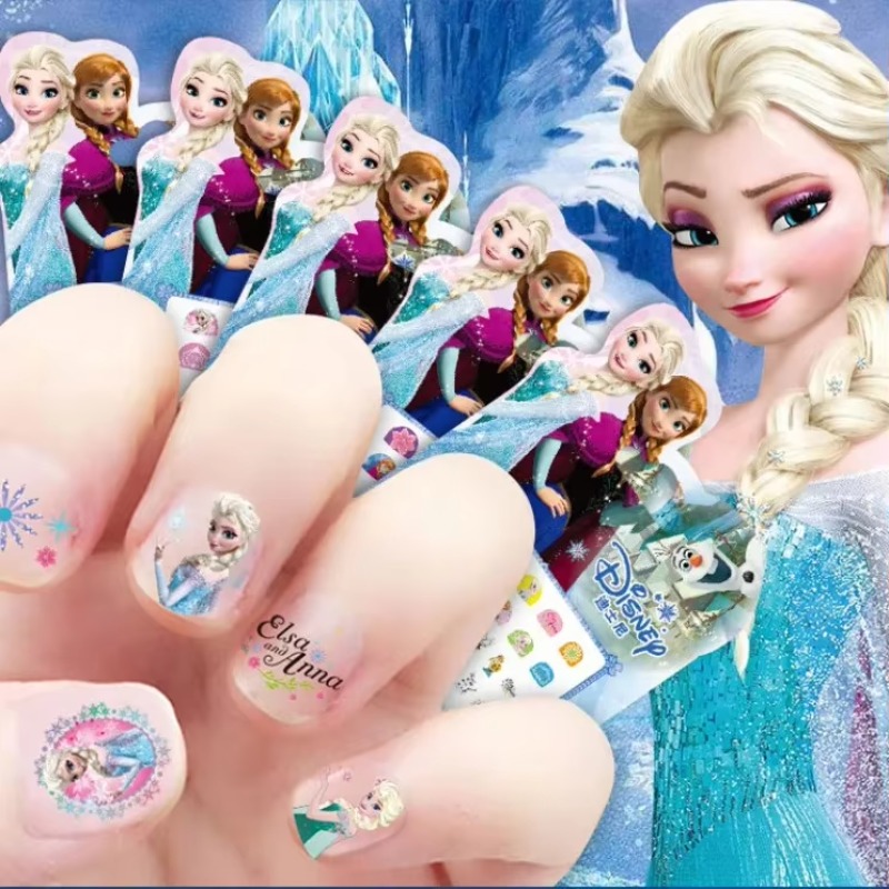 Elsa Gadget - Zamrażona Królewna Elsa Anna Makijaż Naklejki