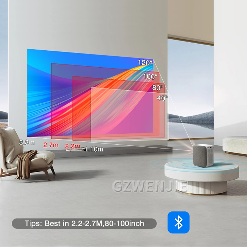 Mini Projector Portable - Mini Projektor H6 LED 1080P Full