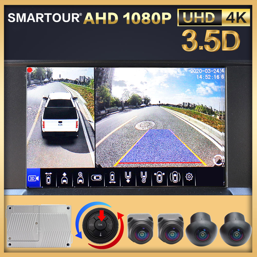 Panoramic Dash Cam 360 - SMARTOUR HD 1080P 3.5D 360-stopniowy widok