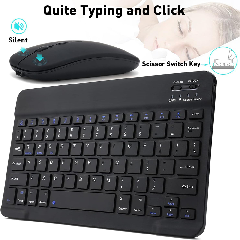 Wireless Keyboard Mini - 10-calowa bezprzewodowa mini klawiatura Bluetooth do