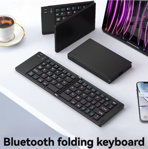 Wireless Keyboard Mini - Przenośna Mini Składana Bezprzewodowa Klawiatura Slim