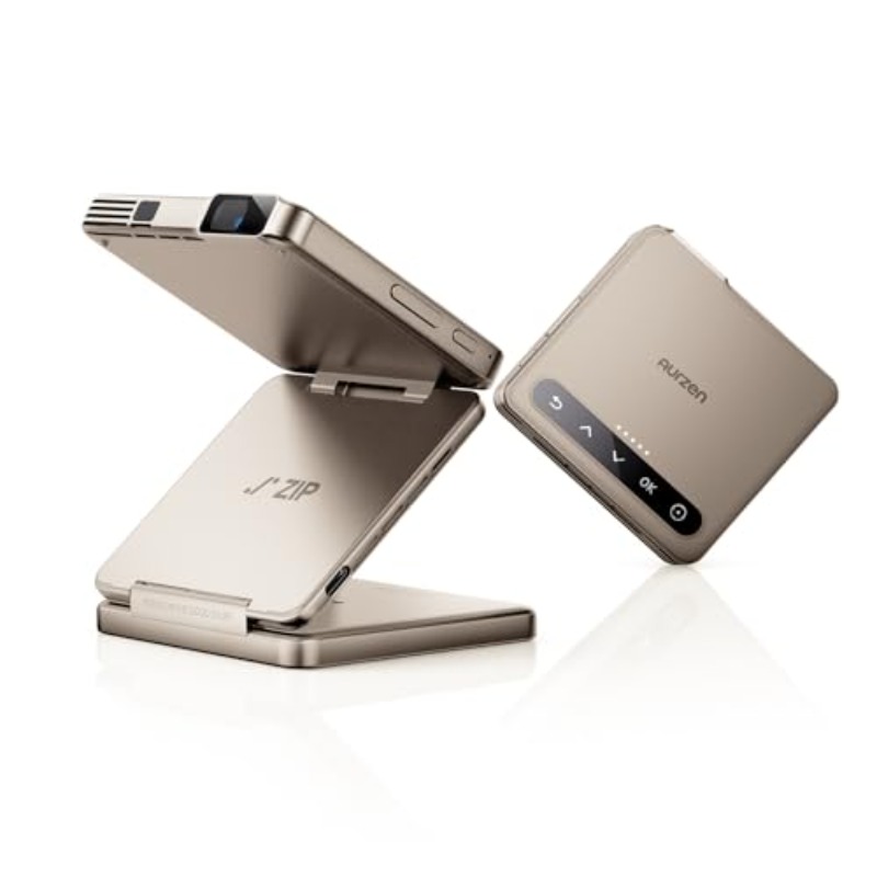 Mini Projector Portable - Yinzam ZIP Gold Trójdźwigniowy Przenośny Projektor