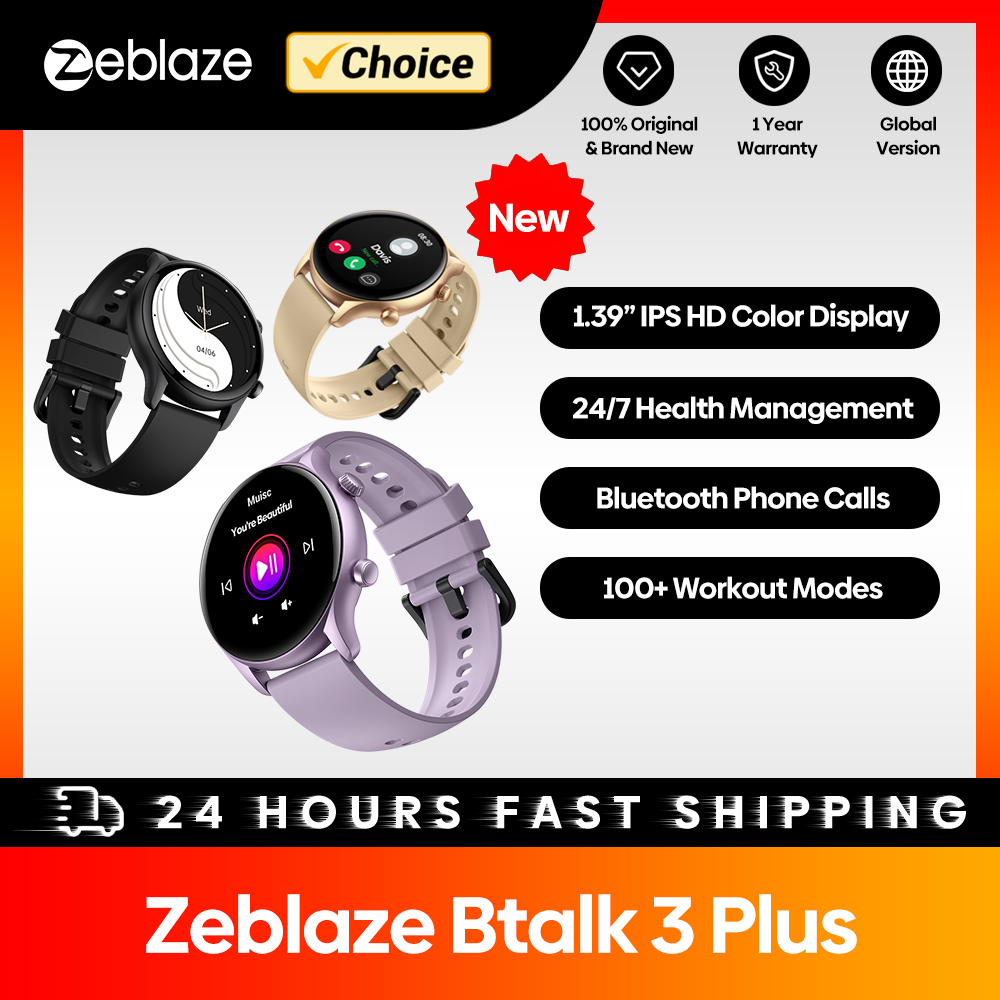 Electronics Quiz - Nowy Zeblaze Btalk 3 Plus Smartwatch