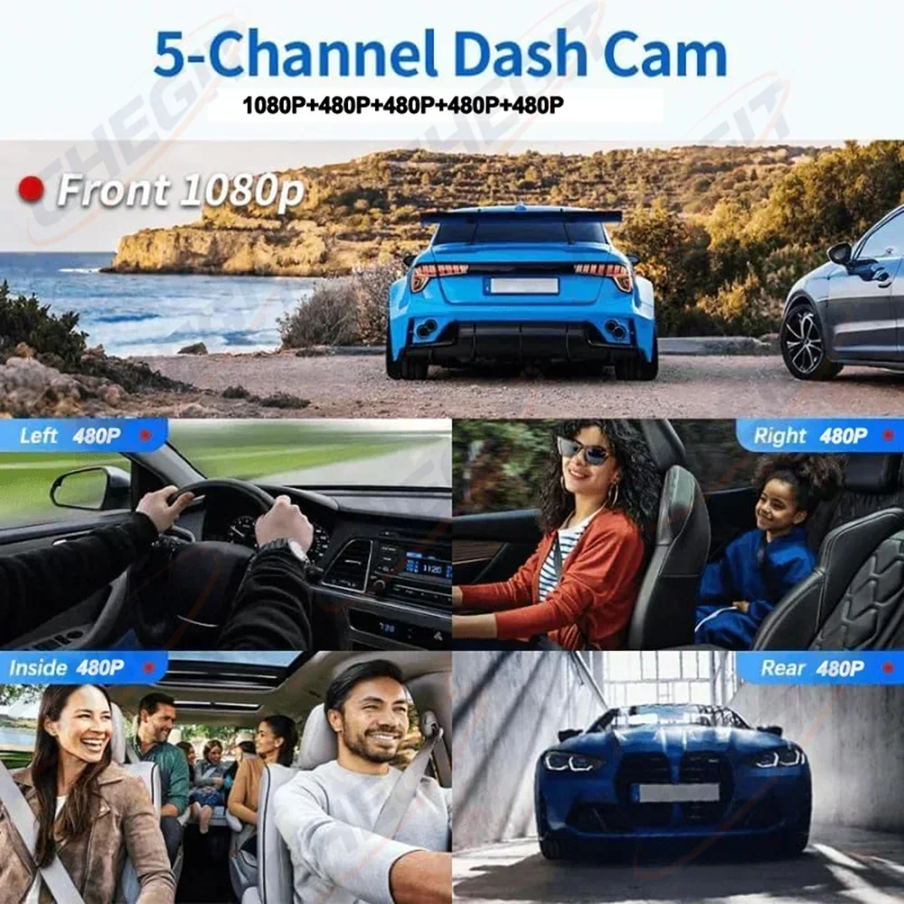 Nowa kamera samochodowa 5Lens  – Panoramic Dash Cam 360 recenzja i cena