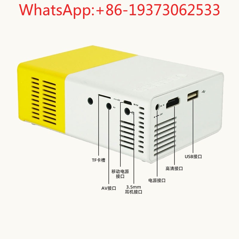 Projektor YG300 Mini Mikro Roz – Mini Projector Portable recenzja i cena