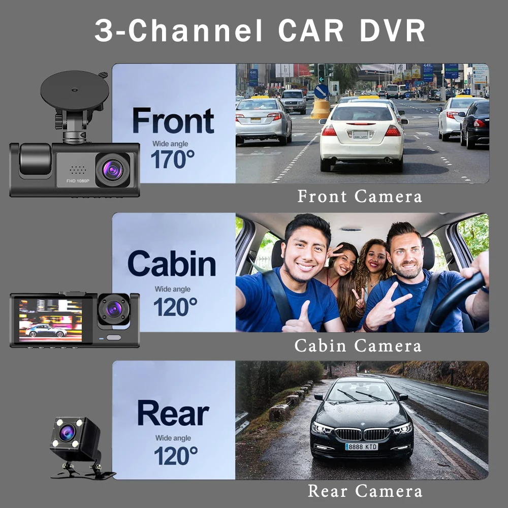 2.0-calowy wideorejestrator sa – Panoramic Dash Cam 360 recenzja i cena