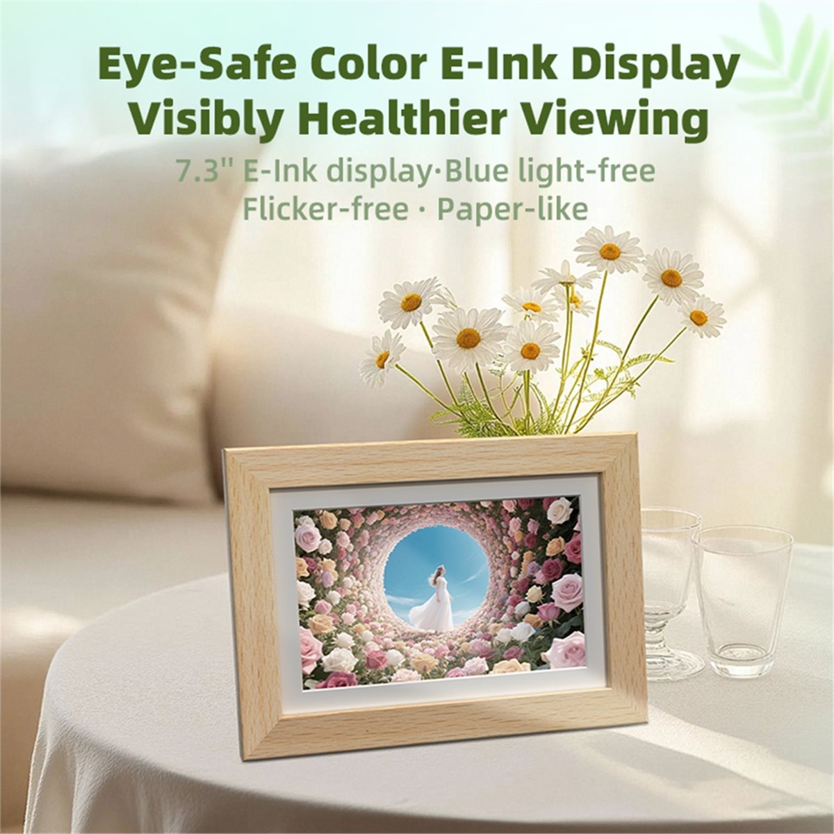 A73T 7.3'' Kolorowy wyświetlac – Digital Photo Frame Wifi recenzja i cena