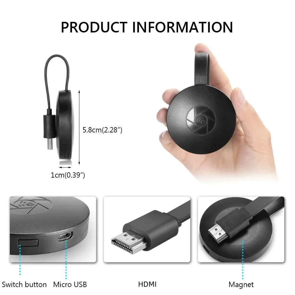 Przenośny dongle Miracast komp – Mini Projector Portable recenzja i cena