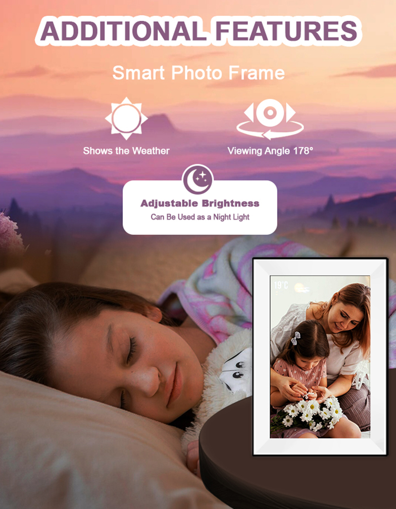Uhale Cyfrowa Ramka na Zdjęcia – Digital Photo Frame Wifi recenzja i cena