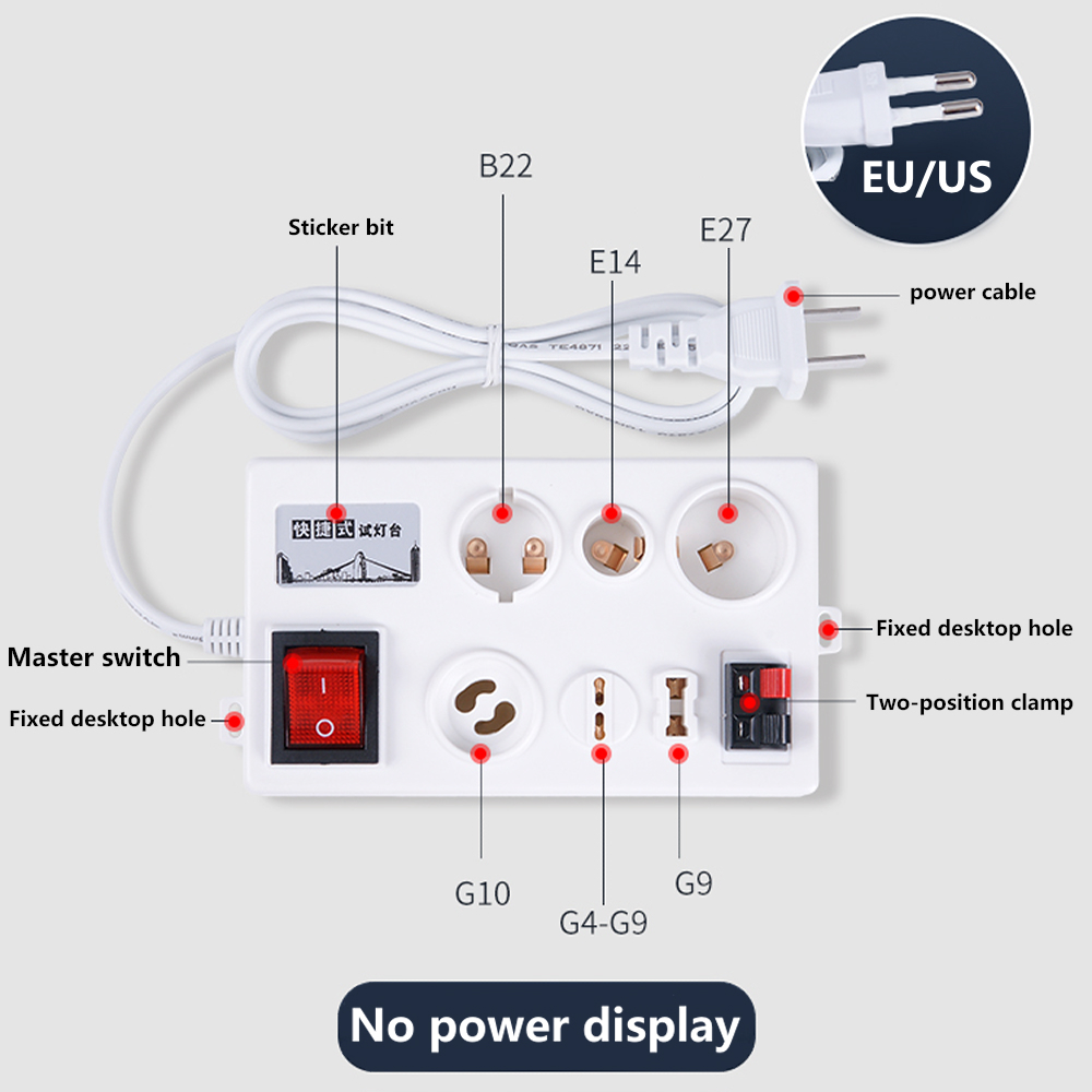 Tester LED do żarówek E27 B22  – Electronics Quiz recenzja i cena