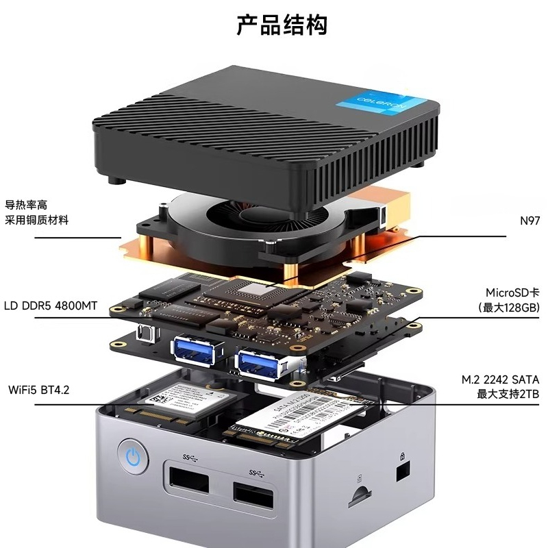 G5 Alder Lake N97 MINI PC Wind – Mini Pc Windows recenzja i cena