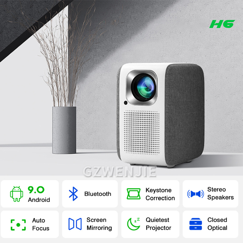 Mini Projektor H6 LED 1080P Fu – Mini Projector Portable recenzja i cena