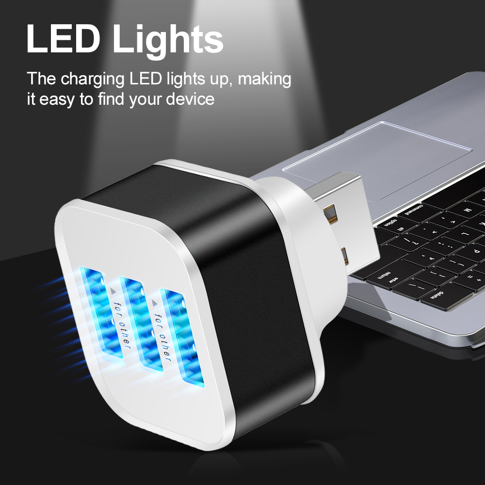 Adapter USB z 3 portami, przed – Electronics Gadgets For Car recenzja i cena