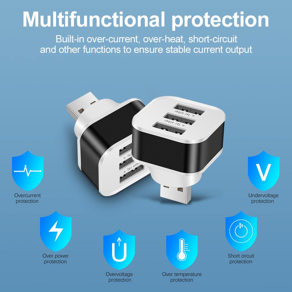 Adapter USB z 3 portami, przed – Electronics Gadgets For Car recenzja i cena