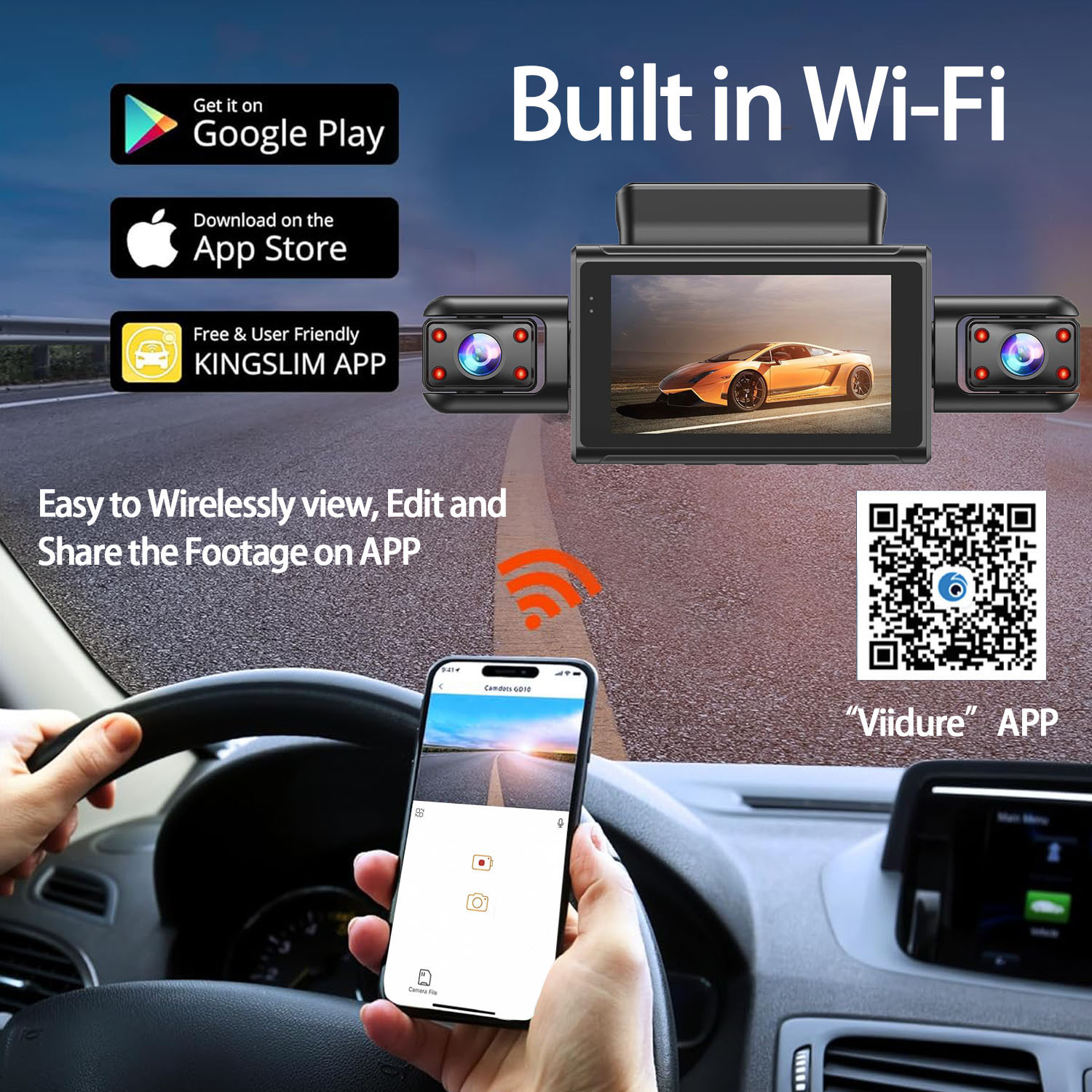 Kamera samochodowa 360 stopni  – Panoramic Dash Cam 360 recenzja i cena