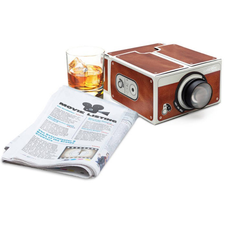 DIY projektor 3D kartonowe Min – Mini Projector Portable recenzja i cena