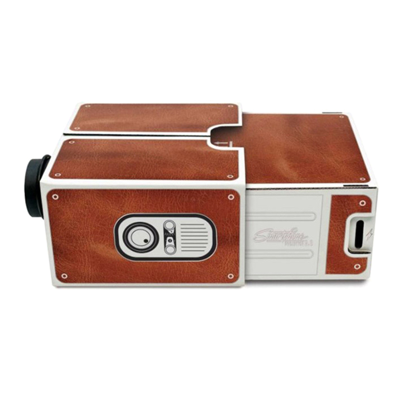 DIY projektor 3D kartonowe Min – Mini Projector Portable recenzja i cena