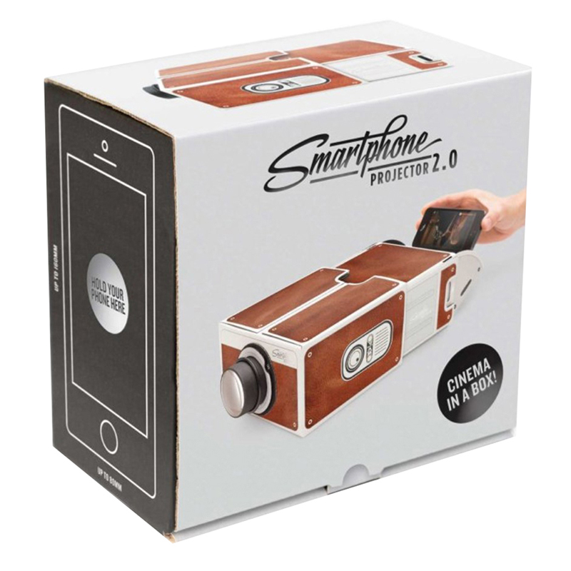 DIY projektor 3D kartonowe Min – Mini Projector Portable recenzja i cena