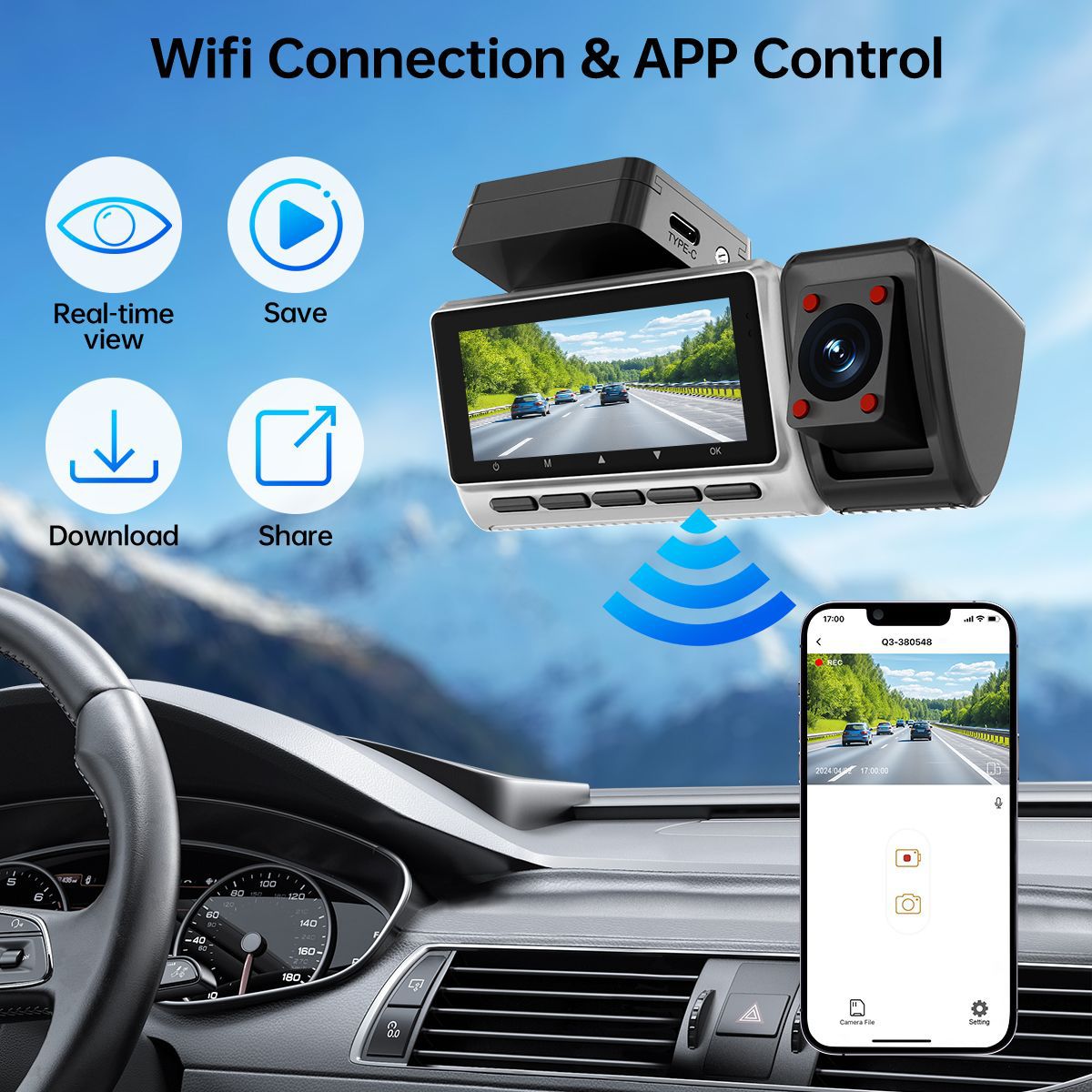 Nowa transgraniczna kamera sam – Panoramic Dash Cam 360 recenzja i cena