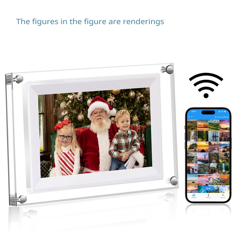 Nowa 7-calowa przezroczysta ak – Digital Photo Frame Wifi recenzja i cena