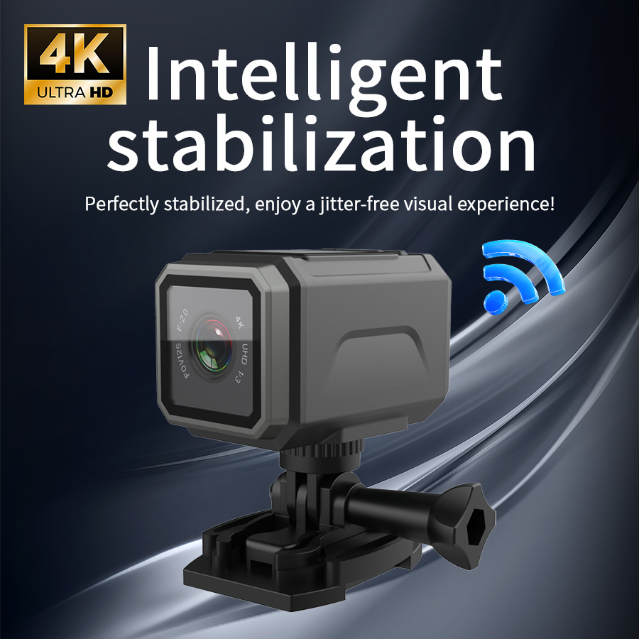 Kamera sportowa 4K EIS 125 °   – Action Camera 4K recenzja i cena