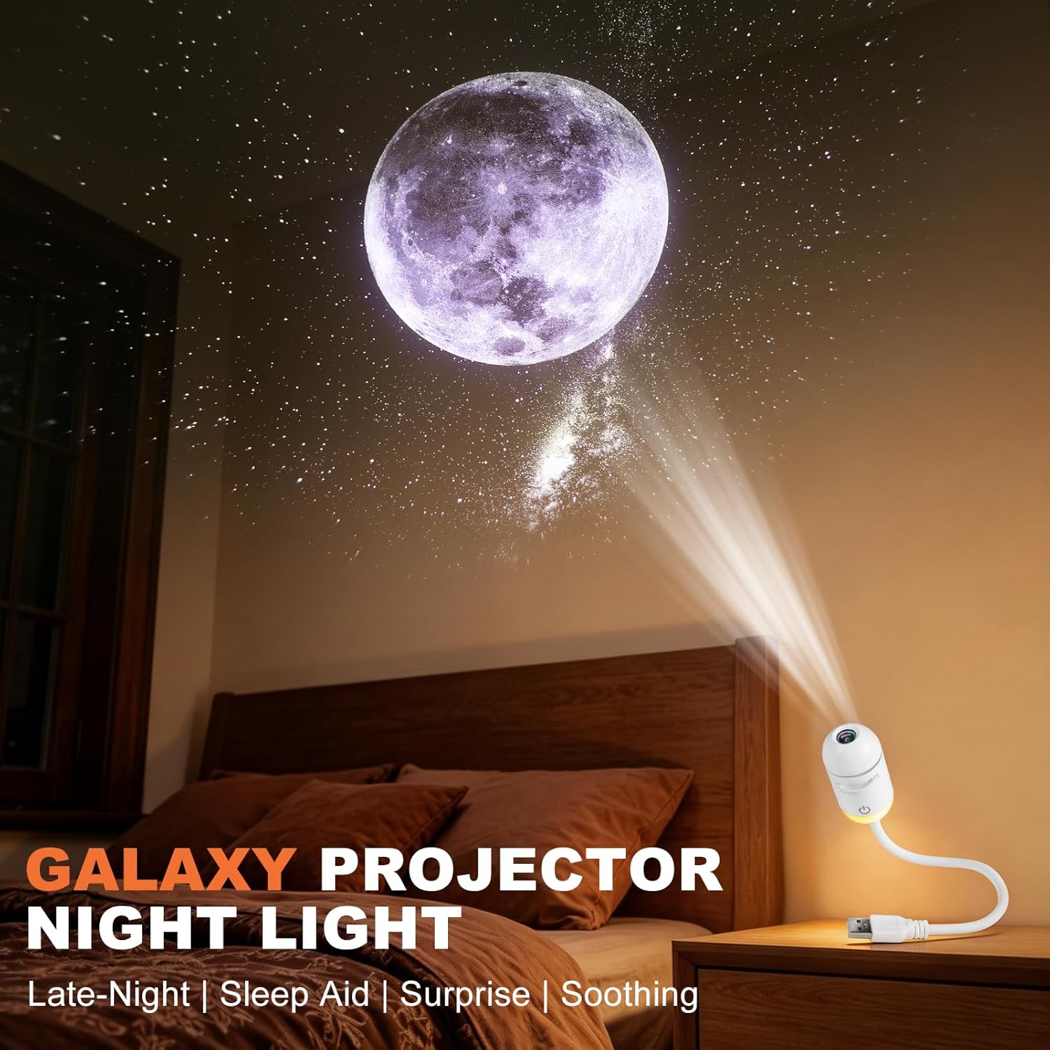 Projektor Gwiazd 2w1, Lampka N – Mini Projector Portable recenzja i cena