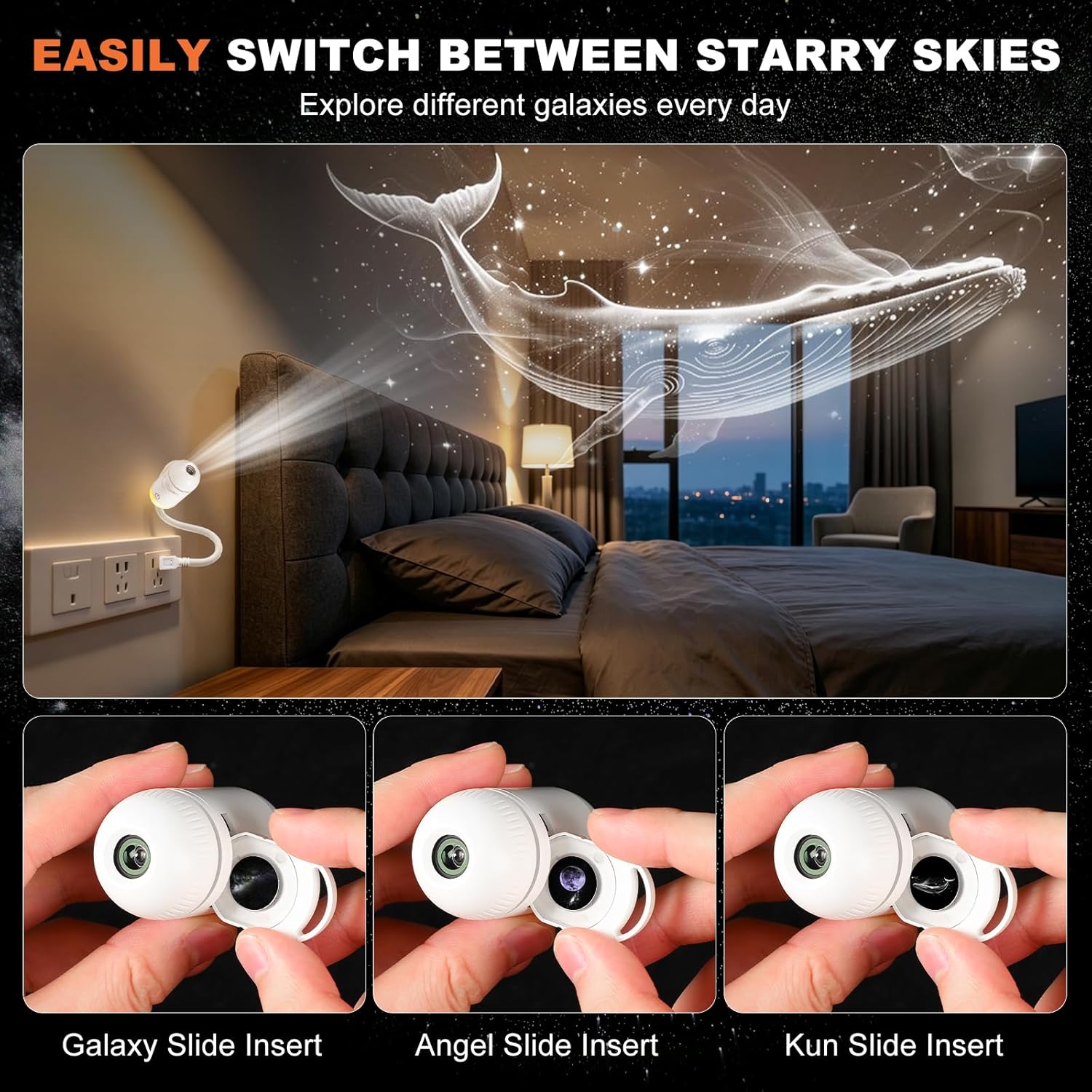 Projektor Gwiazd 2w1, Lampka N – Mini Projector Portable recenzja i cena