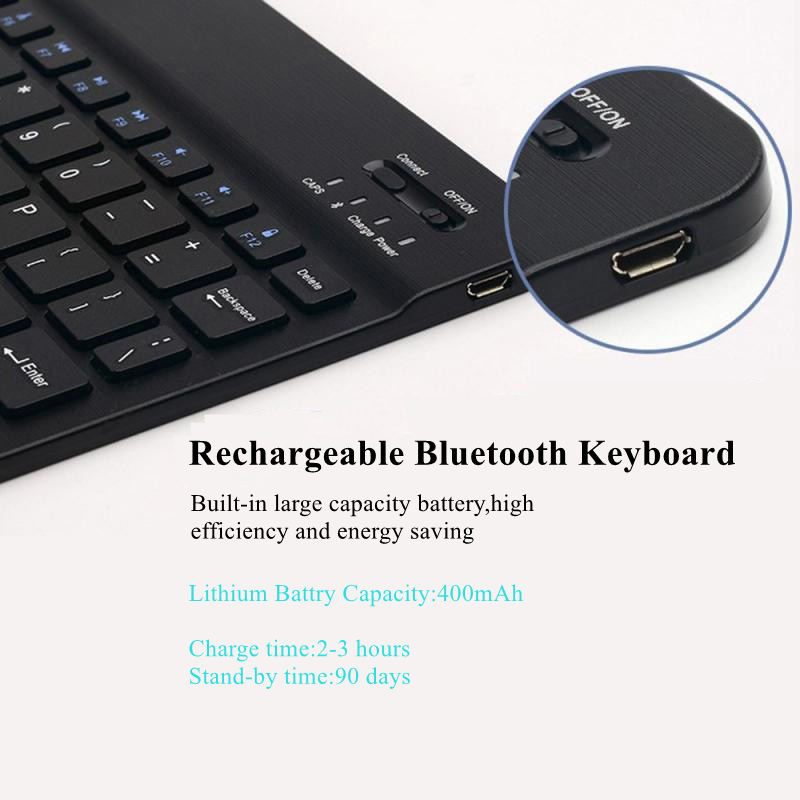 7 kolorów klawiatura Bluetooth – Wireless Keyboard Mini recenzja i cena